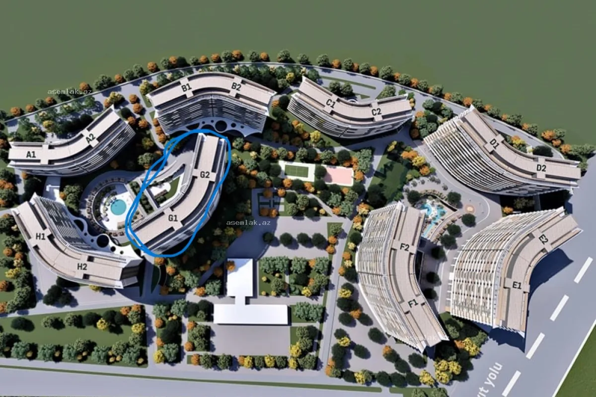Bakı şəhəri, Biləcəri — 2 otaqlı yeni tikili satılır - 7